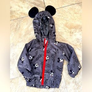 Toddler 2T Mickey Mouse Windbreaker/Raincoat